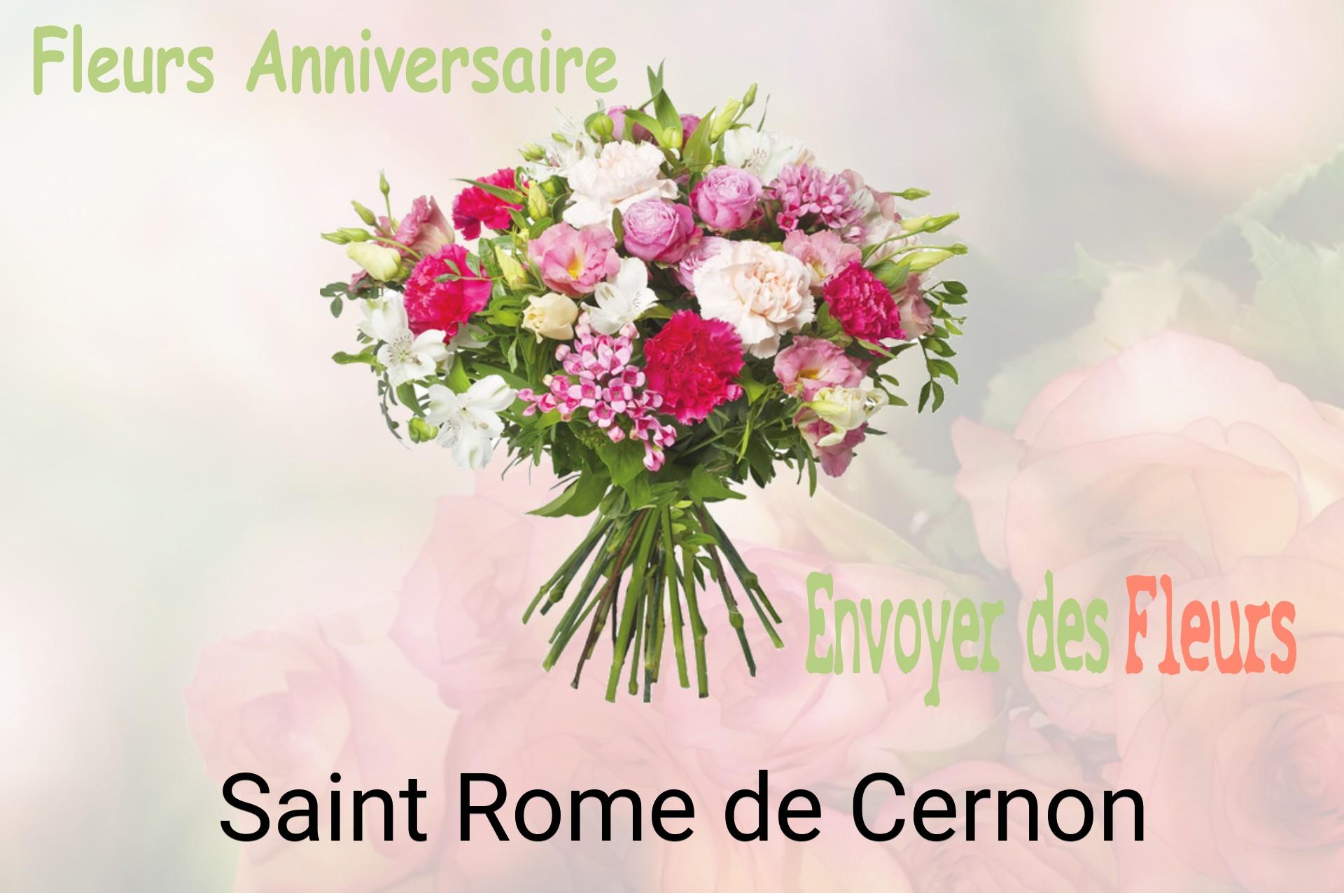 Bouquet de fleurs d’anniversaire livré à Saint-Rome-de-Cernon