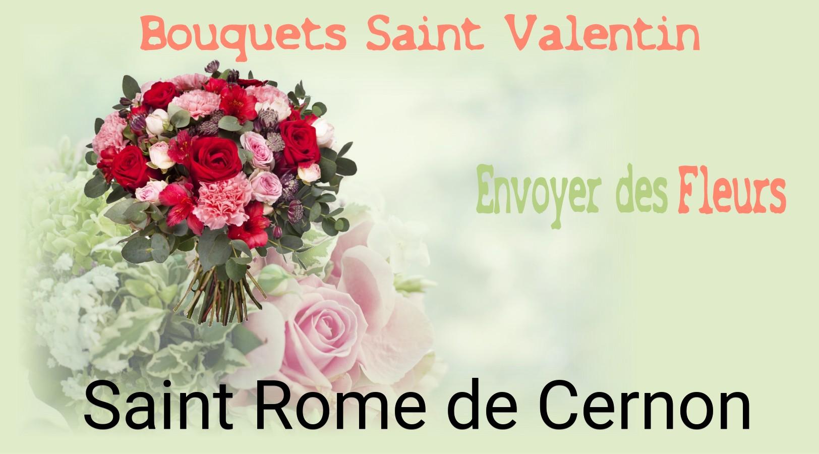 Roses de Saint-Valentin livrées à Saint-Rome-de-Cernon